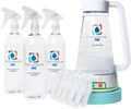 Force of Nature Multi-Purpose Cleaner, Disinfectant & Deodorizer | Kills 99.9% of Germs (Pro Kit (Commercial Use) & 10 Capsules (10mL each))