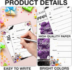 Halloween Baby Shower Party Invitations, a Baby Is Brewing Baby Shower Wizard Brewing Halloween Party Fill in Invites Cards With Envelopes (20 Count), Double Sided Design