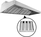 New Star Foodservice 54316 Stainless Steel Hood Filter, 16" W x 20" H