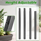 Metal Dragon Fruit Trellis，Adjustable Dragon Fruit Plant Trellis for Vertical Gardening and Climbing Plants Trees Cactus Garden Outdoor Indoor Potted Support （Black）