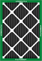 Filterbuy 18x20x1 Air Filter MERV 10 Odor & Allergy Defense with Activated Carbon (3-Pack), Electrostatic Pleated HVAC AC Furnace Filters Replacement, Made in USA (Actual Size: 17.50 x 19.50 x 0.75)