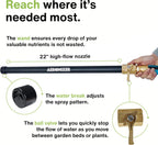 Aeromixer THE HOSE: All-In-One Watering Kit - Heavy Duty 1" 100 Ft Garden Hose, Kinkless Garden Hoses, Commercial Grade Water Hoses, 650 PSI High-Pressure Watering Tool for Farming and Gardening