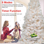 Battery Operated Christmas Lights - 16ft 50 LED String Lights with Timer, Waterproof, Warm White, 2 Pack for Indoor/Outdoor Wedding Party, Home, Garden