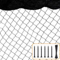 100'x100' Bird Netting for Chicken Coop, Nylon 3/4" Mesh Poultry Netting Chicken Nettings Roof Hawk, Aviary Net Deer Fence Garden Netting for Fruits Trees Plant