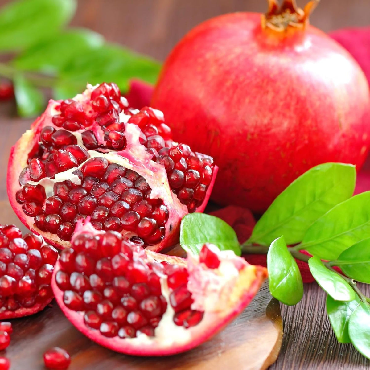 Pomegranate Salavatski Live for Sale (4 Pack) | Easy to Grow Plants | Edible Fruit Plant for Sustainable Living | Grow Your own Food on Your Edible Organic Garden| Live for Planting| 2 inch Pot