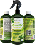 Organic Marina Mist Foliar Spray for Fiddle Leaf Fig and Other Ficus Trees | Micro Nutrients for Vital Health | Gentle Formula | Liquid Plant Food | Quick Results | Ready to Use (16 OZ)