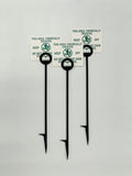 Lawn Treatment Application Stakes & Iowa Signs (Premium Style Stakes / 500 pc. Pack)