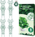Indoor Plant Trellis for Climbing Plants, 8 Pack Garden Trellis for Potted Plants Stackable Plant Trellis Plant Stakes for Indoor Plants Accessories Flower Plant Support