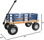 Berlin Flyer Sport Wagon - Model F410 - Amish Made in Ohio, USA - 10" No-Flat Tires (Blue)