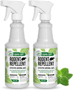 Mighty Mint Peppermint Oil Rodent Repellent Spray – Natural Indoor & Outdoor Control for Mice and Rats – Plant-Based, Extra-Strong Formula - 16 oz (Pack of 2)