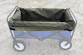 UpBloom - Wagon Liner & Cover Patent Pending - Heavy Duty Water Resistant Repellent Distressed Fabric with Easy Unloading Handles - Fits Most Utility Carts/Collapsible Wheelbarrow Styles (Large)