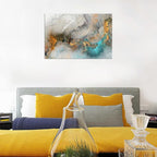 XXMWallArt FC3269 Abstract Canvas Wall Art Fancy Paint Canvas Print Painting Artwork for Living Room Bedroom Kitchen Home and Office Wall Decor
