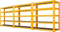 REIBII Garage Shelving Load 3000LBS, 5-Tier Storage Shelves, Adjustable Heavy Duty Metal Shelving Unit for Pantry, Basement, Warehouse, 72" H x 36" W x 16" D H, 3PC