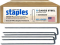 Sandbaggy USA Made 9-inch Landscape Staples - Garden Stakes - Landscaping Fabric, Netting, Sod, Artificial Turf (11 Gauge, 1000, Count)
