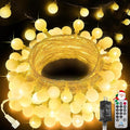 300LED Connectable Globe String Lights Indoor Outdoor for Bedroom, 108ft Warm White Christmas Lights with Remote, Waterproof Fairy Light Plug in 8 Modes for Room Classroom Wedding Christmas Decor