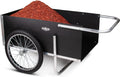 Smart Carts Ultimate Gardener Cart with 7 CF Capacity, Large 20-Inch Wheels for Effortless Maneuverability, and Aluminum Frame That is Strong, Lightweight, and Rustproof