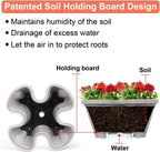 Vertical Planter 3 Tier Stackable Planters Garden Planters Strawberry Herb Flower and Vegetable Planter Indoor Outdoor Gardening Pots with Removable Wheels and Tools