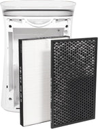 SHARP Air Purifier with Plasmacluster Ion Technology and Triple Filtration, including True HEPA Filter. Covers up to 1,253 sq ft for Medium Rooms, such as Office, for Dust, Smoke, and Pollen. FPK50UW