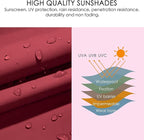 Kozyard Morgan Outdoor Retractable Pergola with Sun Shade Canopy Patio Aluminum Pergola Shelter for Backyard Deck Garden Modern Metal Grill Gazebo (10' x 12', Burgundy)