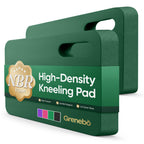 Grenebo 2-Pack Kneeling Pads, Extra Thick NBR, 17.3 x 11 x 1.6 in, Green