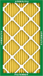 Filterbuy 12x30x1 Air Filter MERV 11 Superior Pet & Allergy Defense (12-Pack), Electrostatic Pleated HVAC AC Furnace Filters Replacement, Made in USA (Actual Size: 11.88 x 29.88 x 0.75)