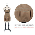 PATILWON Gardening Apron with Large Pockets for Women, 14 Pockets Waterproof Tool Apron, Work Apron Heavy Duty, Size M to XL