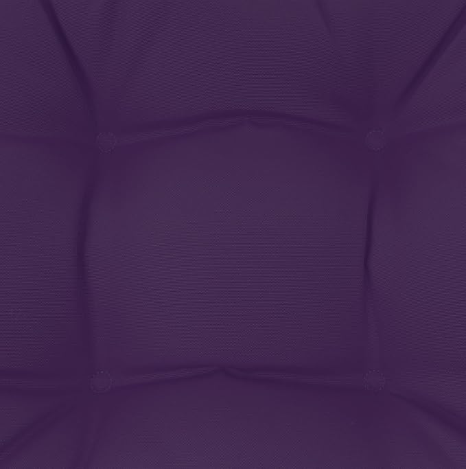 QILLOWAY Outdoor Chair Cushion for Patio Furniture, Waterproof Patio Cushions Set of 4 with Ties, Fade Resistant Replacement Pads for Outdoor Rocking Chairs,Purple