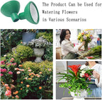 Watering Can Rose Head, Universal Water Sprinkler Sprayer,Garden Watering Can Replacement Nozzle for Watering Cans Garden Plants Indoor & Outdoor (Green-2Pcs)