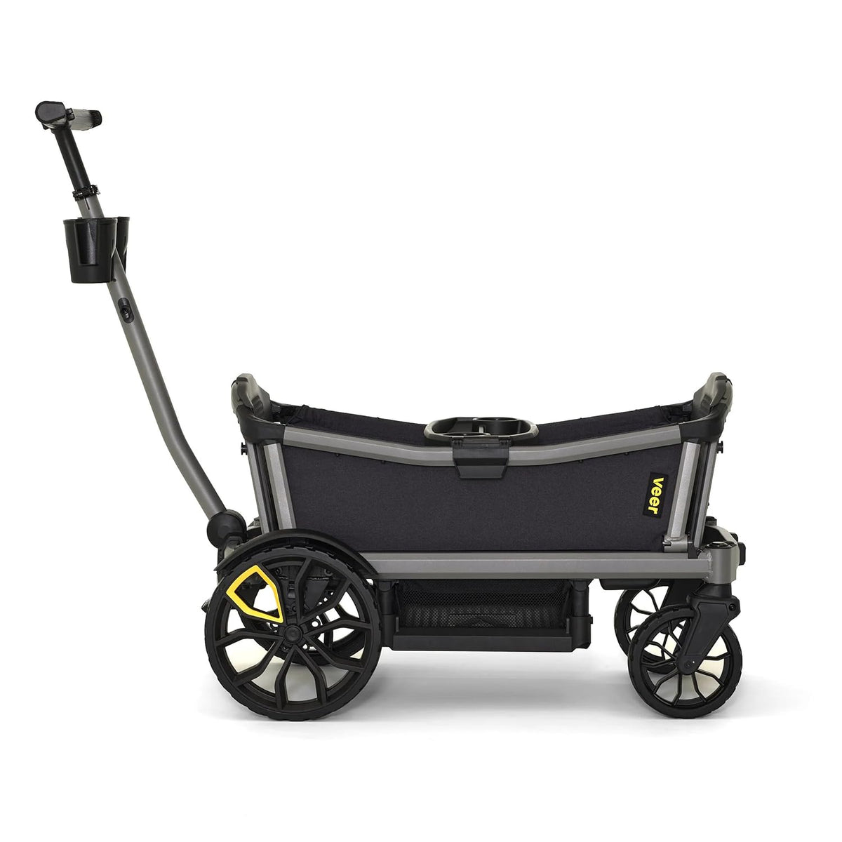 Veer Cruiser City | Premium Urban Wagon Stroller for Babies, Toddlers, and Kids | Traditional Stroller Push Steering | JPMA Certified | Lightweight and Collapsible | 2 Seater