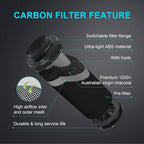 iPower 4 Inch 195 CFM Inline Fan, Air Carbon Filter, 8 Ft Al Foil Ducting for Grow Tent, Ventilation & HVAC Heating Cooling