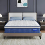 Twin Mattress 12 Inch Hybrid Mattress in a Box, Medium Firmness, Foam and Individual Pocket Springs for Motion Isolation & Pressure Relief, CertiPUR-US Certified, 38" x 75"