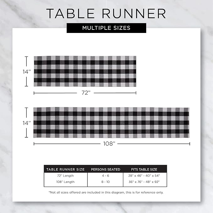 DII Woven Basic Tabletop Collection, Chevron Table Runner, 15x108, Gray