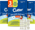 Cutter Bug Bite Patches Itch Relief Hydrocolloid Patches for Kids & Adults, Absorbs Fluids, Helps Heal, Prevents Scratching, Mosquito Itch Relief, Hydrocortisone & Suction Tool Alternative, 153 Count