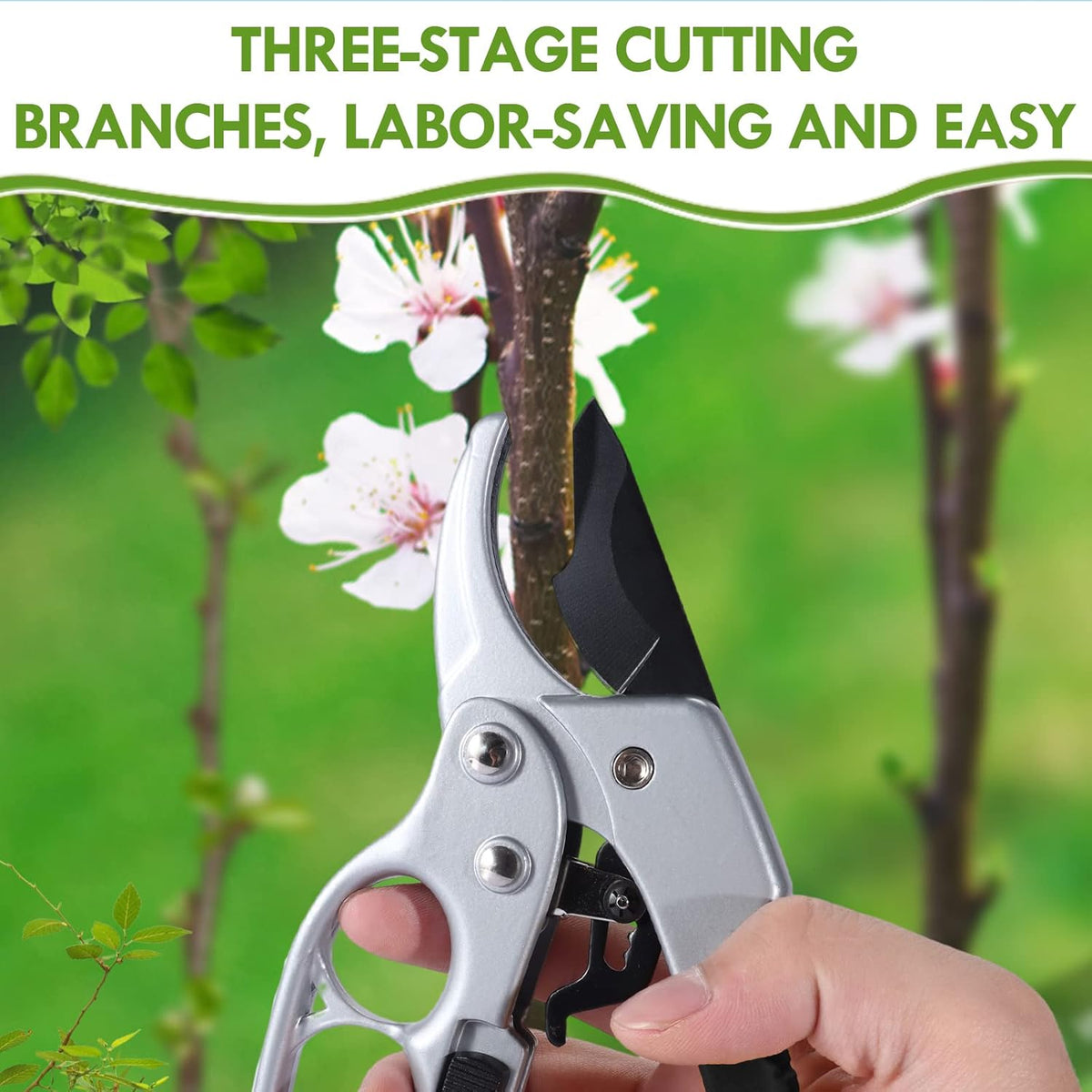 MEPEREZ Ultra Sharp Garden Clippers,Hand Clippers for yard work, Sharp Garden snips and pruners, Work 3 times easier, Premium Gardening shears & scissors