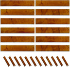 Cor-Ten Steel Landscape Edging with Rust Patina Finish, Pre-Rusted Cor-Ten Steel Landscape Edging, 42 inch Strips, 1mm, 8 inch Depth (12 Pack)