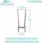 Custom Engraved Shot Glass – 2oz Tall Clear Glass – Personalized Gift for Wedding Party – Classic Etched Barware Keepsake for Groomsmen, Bridesmaids, and More (4)