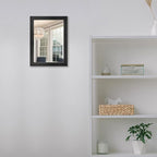 BOMINICA Rectangular Wall Mirror Framed Decorative Mirror 12” x 16” for Bathroom, Living Room, Vanity, Black