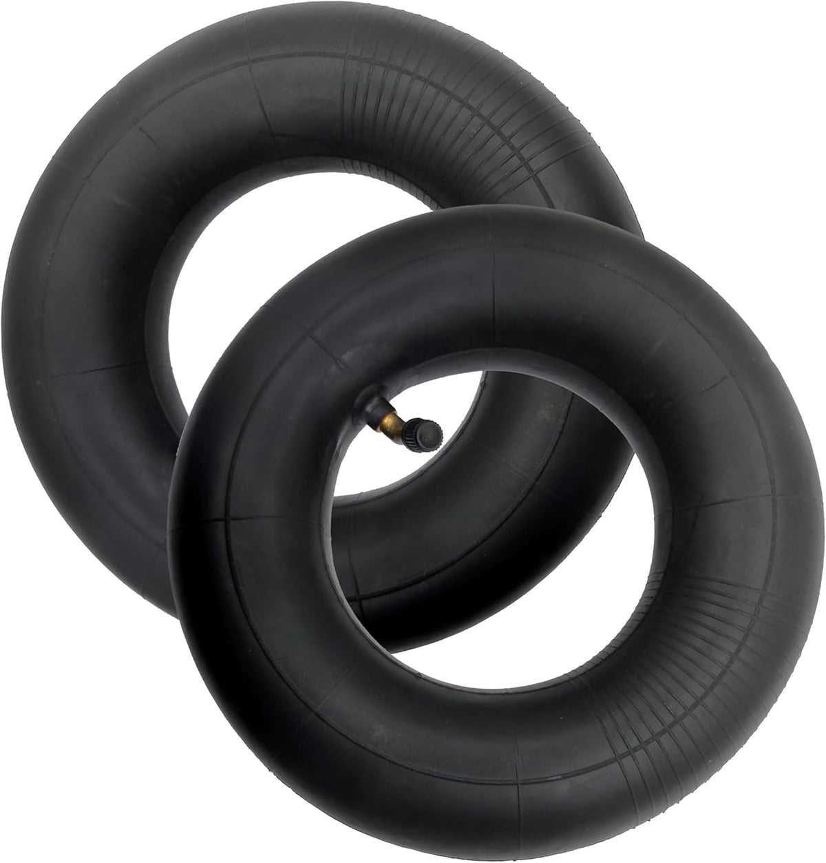 (2-pack) 2.80/2.50-4 Inner Tube with TR87 Bent Valve Stem, for Hand Trucks, Utility Cart, Lawn Mowers, Wheelbarrows, Dollys, Scooters, Replacement 2.80-4 2.50-4 Tire