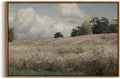 InSimSea Framed Canvas Wall Art Vintage Decor, Farmhouse Scenery Vast Field Grassland Paintings, Large Prints, Nature Landscape Hanging Wall Decoration for Living Room Bedroom Bathroom, 20"x30"