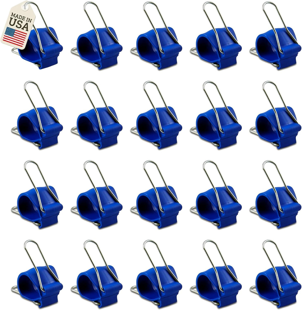 Reusable Plant Clips Made in USA – Orchid Clips, Plant Support Clips & Cord Clips – Heavy-Duty, Weather-Resistant & Durable – Secure Stems, Vines, Wires, Cables, Tomato Plants– Indoor & Outdoor