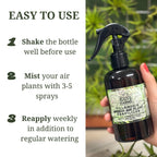 Cute Farms Tillandsia Air Plant Fertilizer | Gentle Weekly Use Formula Plant Food | Formulated Nutrients for Air Plants (8 oz. Spray Bottle)