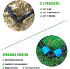 10 Pcs 1/2 Inch Irrigation Tubing Coupling Fittings (1/2" ID x 0.63" OD) Drip Tubing Barbed Locked Nuts Coupler Connectors Anti-Drop 1/2" Coupler Connectors for Garden Irrigation System