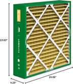 Filterbuy 24x25x5 Air Filter MERV 11 Superior Pet & Allergy Defense (3-Pack), Electrostatic Pleated HVAC AC Furnace Filters for Carrier FILXXCAR0024, Maytag & More (Actual Size: 23.63 x 24.69 x 4.25)