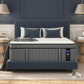 DIFAME Queen Size Mattress,18 inch Queen Mattress in a Box,Hybrid Mattresses with Gel Memory Foam & Pocket Springs, Pressure Relief, Cooling, Enhanced Edge Support,Firm