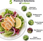 Green Goddess Salad Seed Pod Kit for AeroGarden, idoo, Ahopegarden, MUFGA with Red Romaine/Green Romaine/American Fast/Parris Island/Buttercrunch Lettuce - Compatible with All Garden(7-Pod)