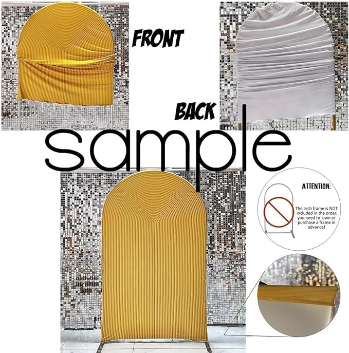 Mexico Theme Arch Stand Covers Fiesta Wedding Party Elastic Fabric Background Birthday Baptismx Baby Shower Decor Props (75x180cm(W30''H72''),G-3744)
