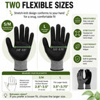 Trendara 8 Pairs gloves for men gardening gloves,garden gloves for women,Breathable latex dipped gloves,Suitable for weeding and warehouse handling