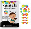 Quitch Mosquito Bite Itch Relief Patch, After Bite Insect Bite Treatment, Anti Itch Cream Alternative, Insect Bite Relief, Cruise, Travel and Camping Essential for Kids