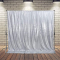 Eternal Beauty Silver Thick Sequin Backdrop, 10x10 Ft Glitter Background Curtains for Shimmer Photography Party Wedding Birthday Back Drop Decor