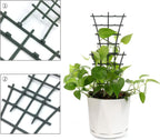 Plant Trellis Indoor, 6Pcs Stackable Plant Trellis for Climbing Plants Indoor, Small Plant Climbing Trellis for Potted Plants Plastic Climbing Plant Support Trellis for Houseplant Hoya Pothos